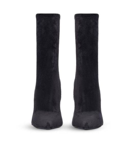 Balenciaga Black Knife Heeled Ankle Boots