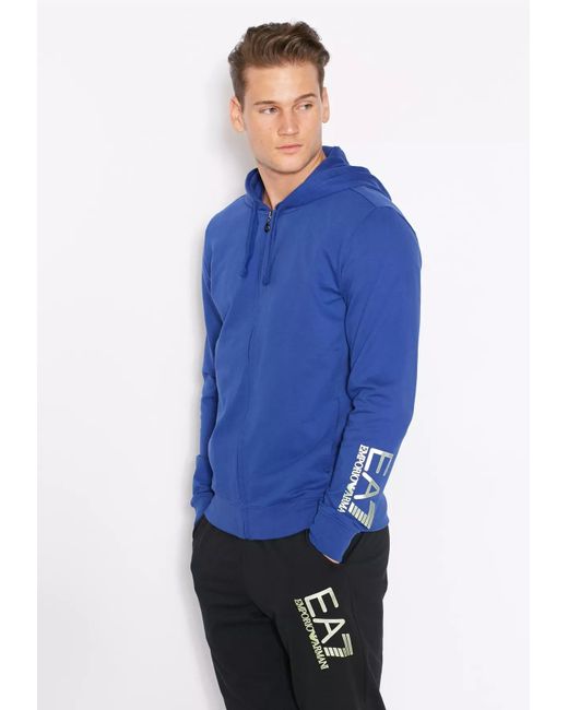 EA7 Blue Logo Details Sports Suit for men