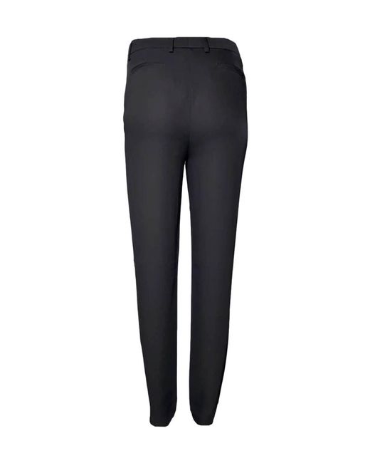 Fabiana Filippi Black High-Waist Cropped Trousers