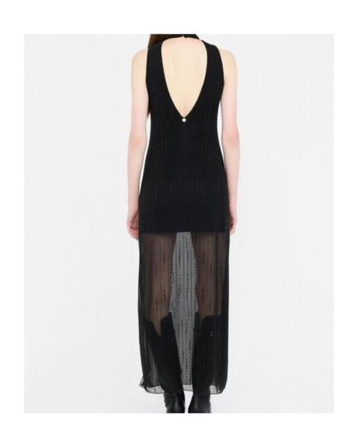 Liu Jo Black Embellished Tulle Dress