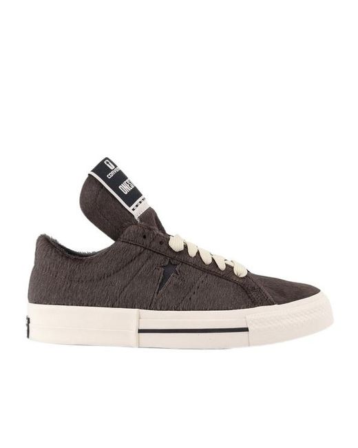 Rick Owens Multicolor Faux Fur Trainers