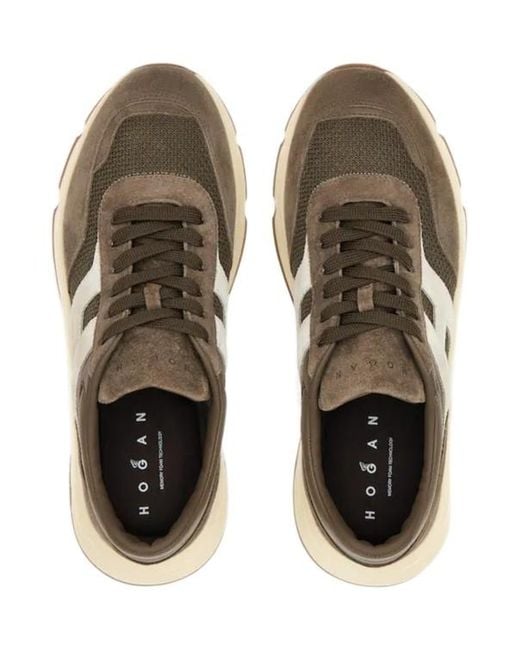 Hogan Brown Sneakers Hyperlight for men