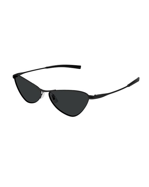 Saint Laurent White Eyewear Sl 830 Cat-Eye Sunglasses