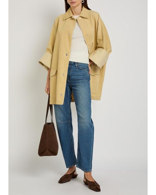 Rag & Bone Blue Mid-Rise Slim-Fit Jeans