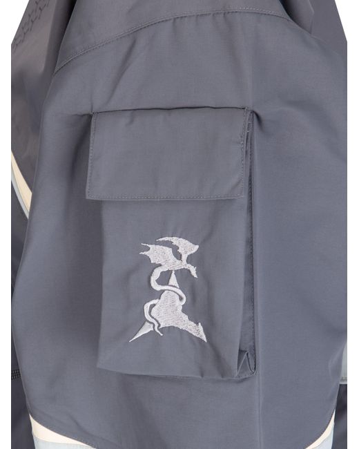 Roa Blue Gale 10K High Neck Waterproof Jacket for men
