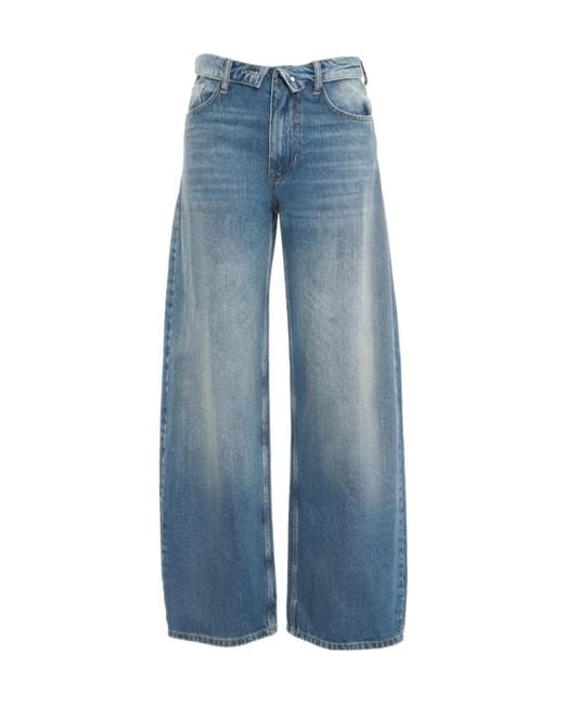 Liu Jo Blue Wide-Leg Jeans