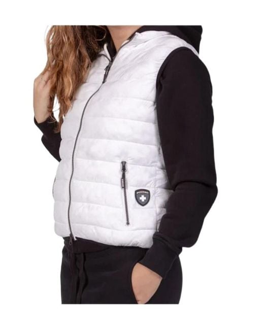 PODHIO White Quilted Vest