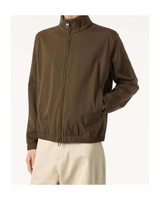 Loro Piana Brown Bomber Jacket for men