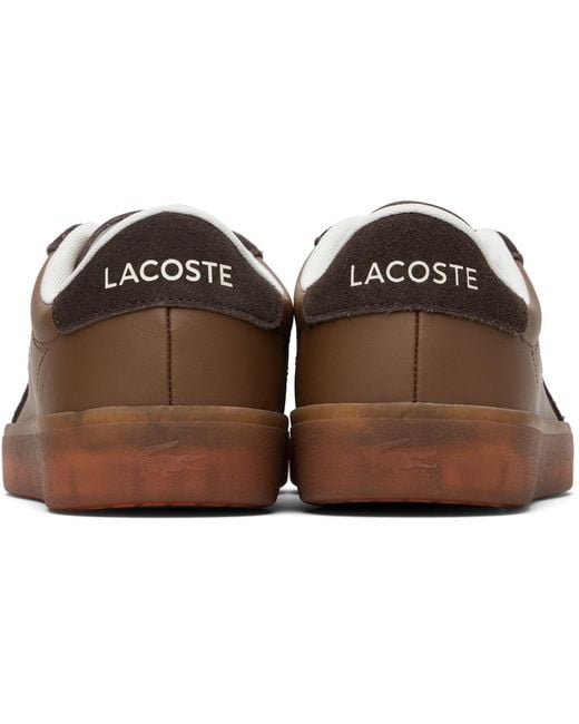 Lacoste Brown Low Top Sneakers for men