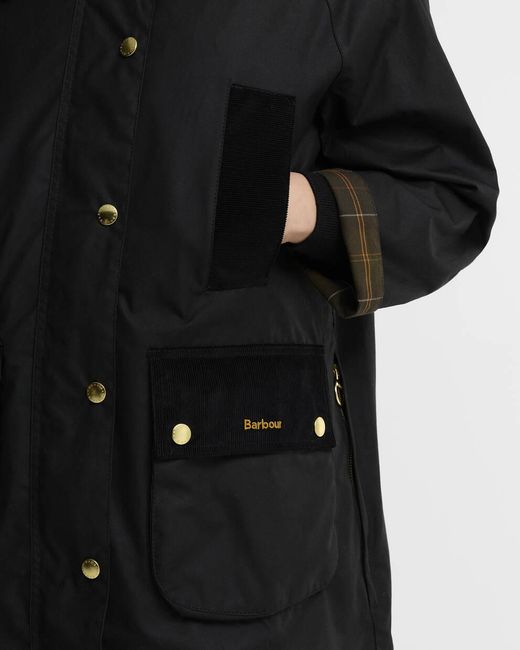 Barbour Black Waxed Cotton Jacket