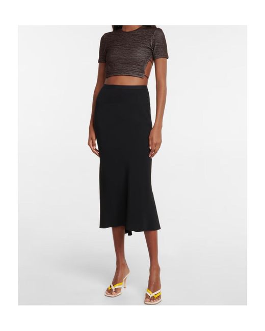 Christopher Esber Brown Backless Crop Top