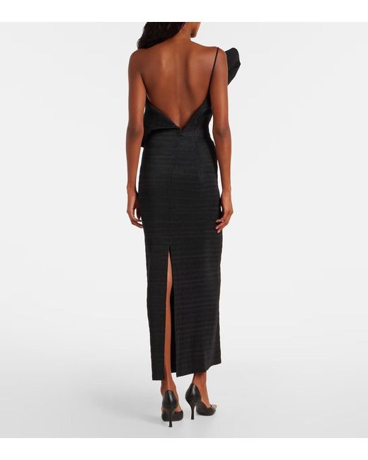 Magda Butrym Black Slit Dress