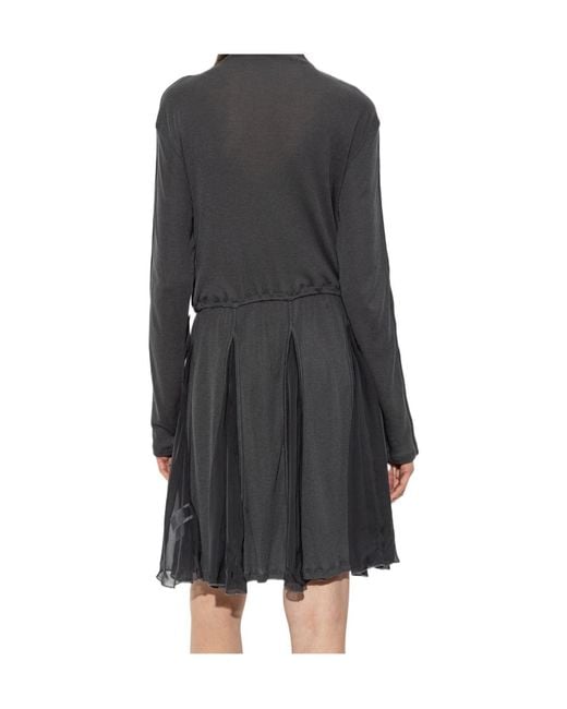 DIESEL Black Long-Sleeved Dress