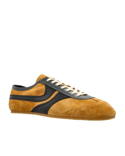 Dries Van Noten Brown Low-Top Sneakers for men