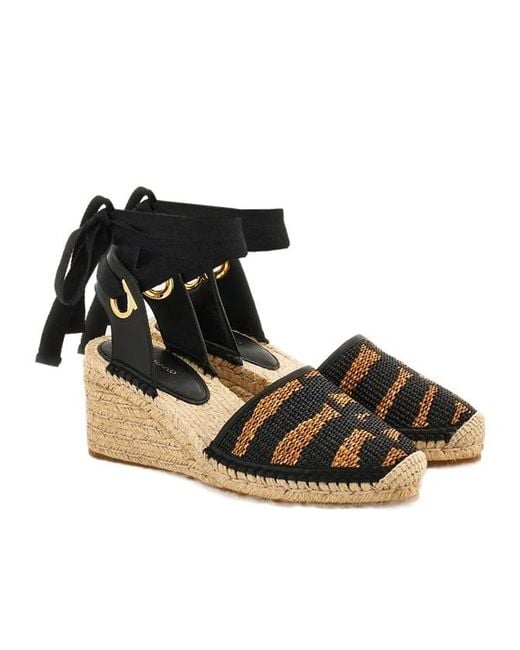 Ferragamo Black Espadrilles