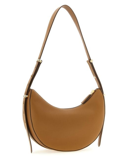 Prada White Arqué Calf Leather Shoulder Bag
