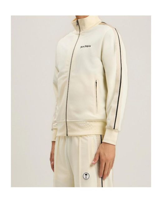 Palm Angels Natural Classic Logo Track Jacket for men