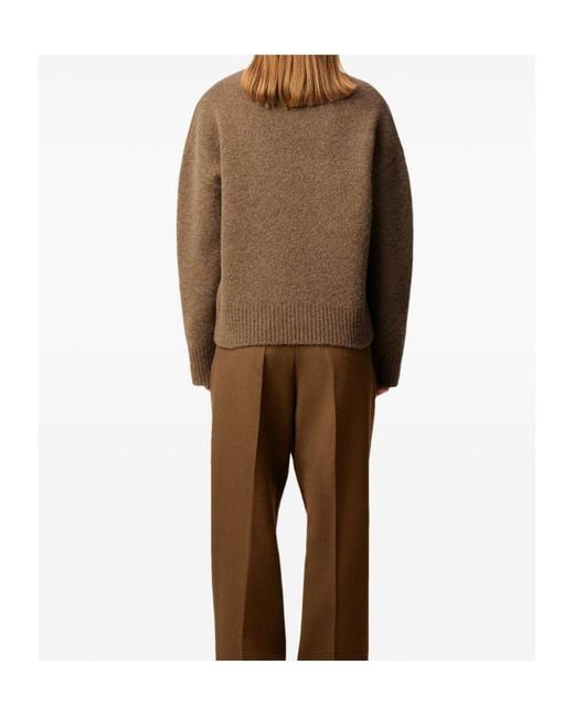 AMI Brown De Coeur Sweater