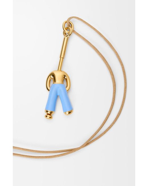 Loewe White Standing Acrobat Necklace
