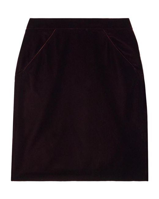 Tom Ford Black Velvet Mini Skirt