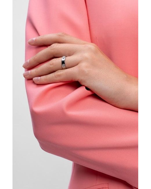 Tory Burch White Miller Stud Ring