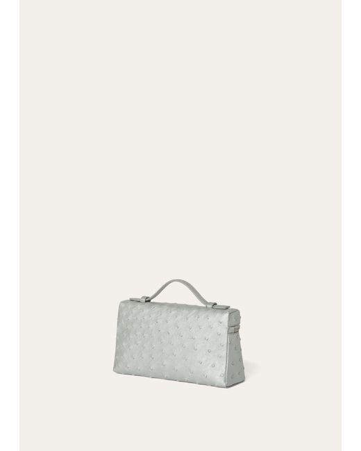 Loro Piana Gray Extra Pocket L19 Shoulder Bag