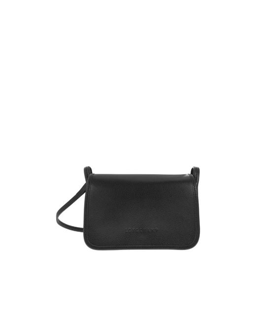 Longchamp Black Le Foulonné Chained Wallet