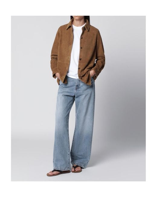 Rohe Brown Long-Sleeved Casual Jacket