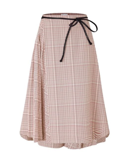 Bottega Veneta Pink Midi Skirt