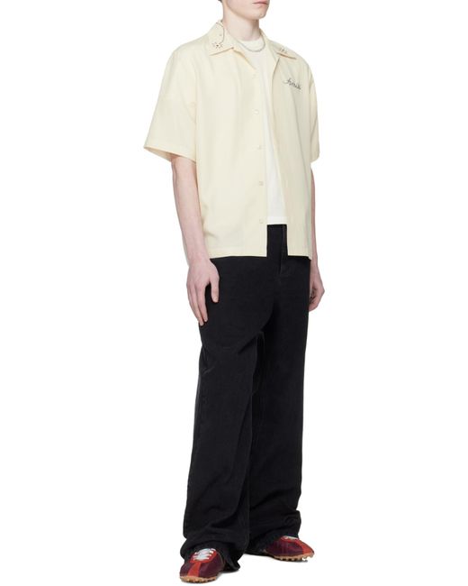 Amiri White Stud Camp Shirt for men