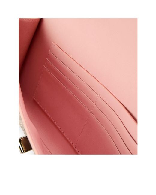 Bottega Veneta Pink Rhinestone-Encrusted Clutch Bag