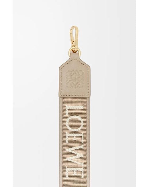 Loewe Metallic Logo Detailed Bag Strap