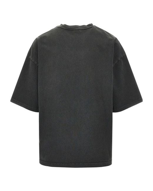 Entire studios Black Oversized Boxy T-Shirt for men