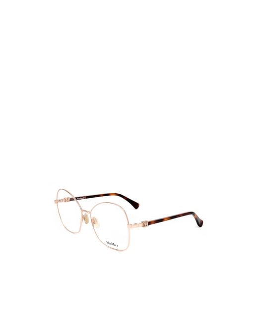 Max Mara Natural Irregular Farme Glasses
