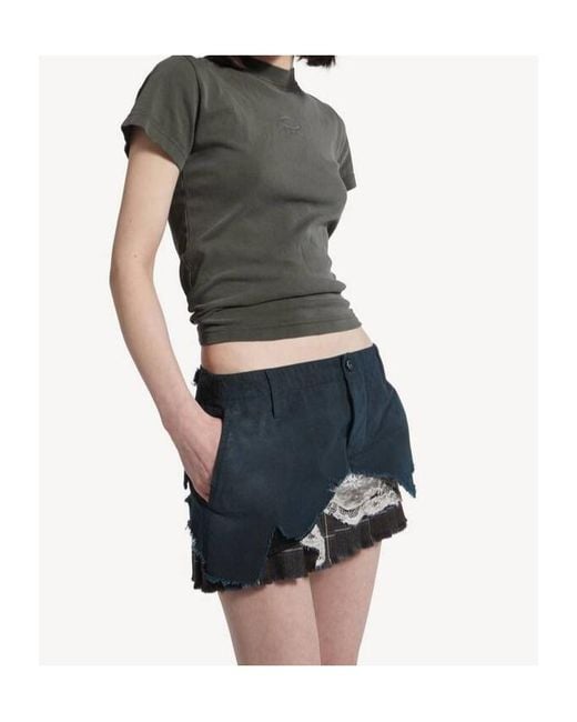 Balenciaga Green Loop Sports Icon Fitted T-Shirt