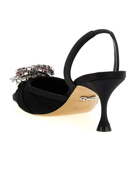 Mach & Mach Black Mach Mach Cosmic Slingback Pumps