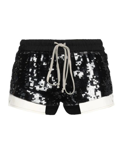 Rick Owens Black Shorts & Bermuda Shorts