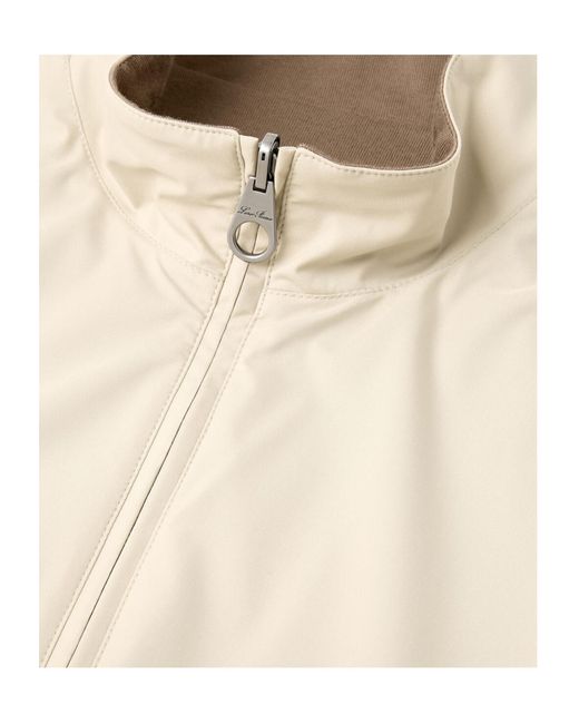 Loro Piana Natural Zipped Reversible Gilet for men