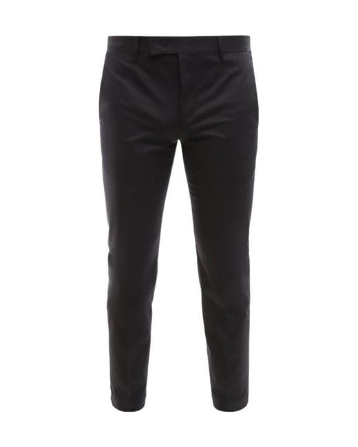 PT01 Black Pt Torino Dieci Slim Fit Pants for men