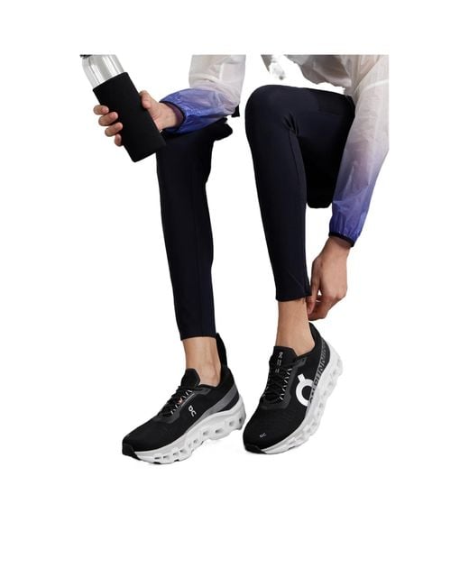 On Shoes Black Breathable Mesh Sneakers