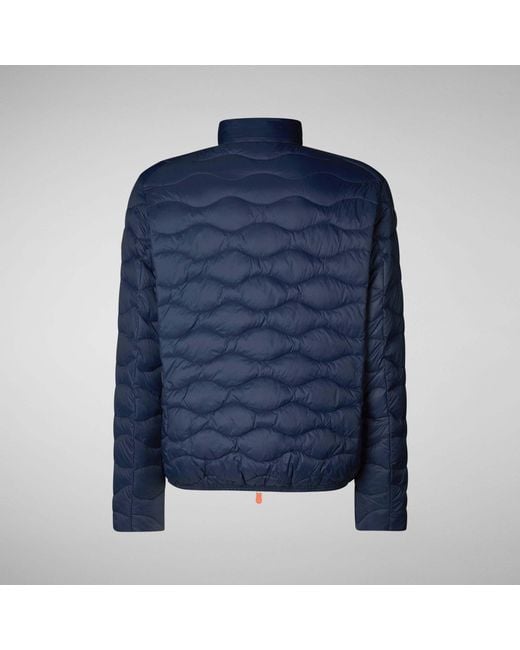 Save The Duck Blue Whirl Puffer Jacket for men