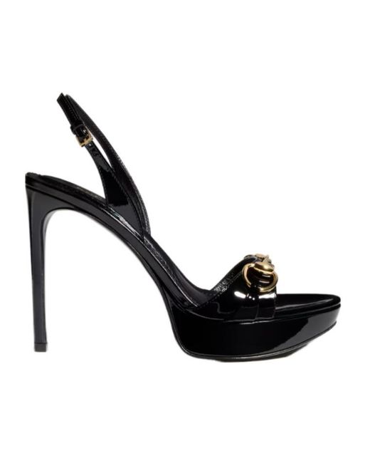 Gucci Black Donna Platform Sandal
