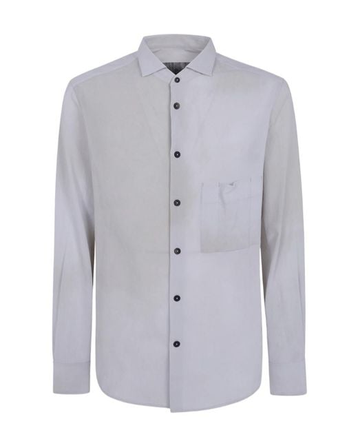 Ziggy Chen Blue Long-Sleeved Shirt for men