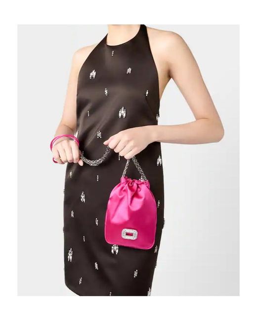 Roger Vivier Red Pilgrim Mini Bag