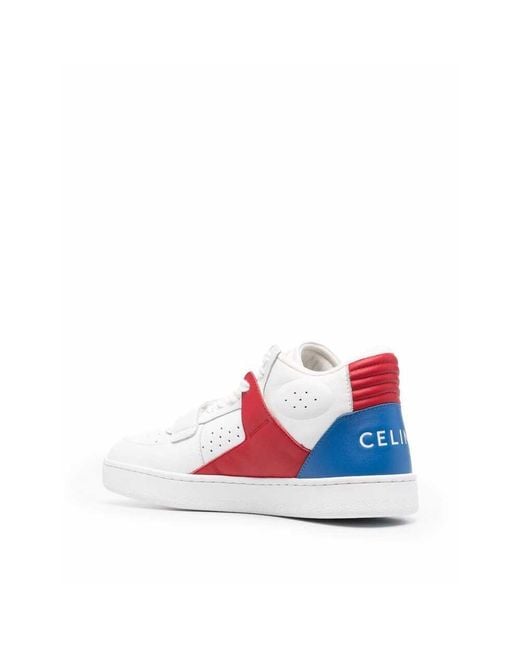 Céline Pink Lace-Up Casual Sneakers
