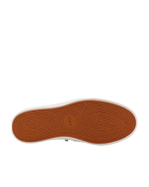 Chloé Natural Chloé Telma Low-Top Sneakers
