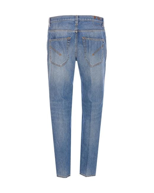 Dondup Blue Brighton Skinny Jeans for men