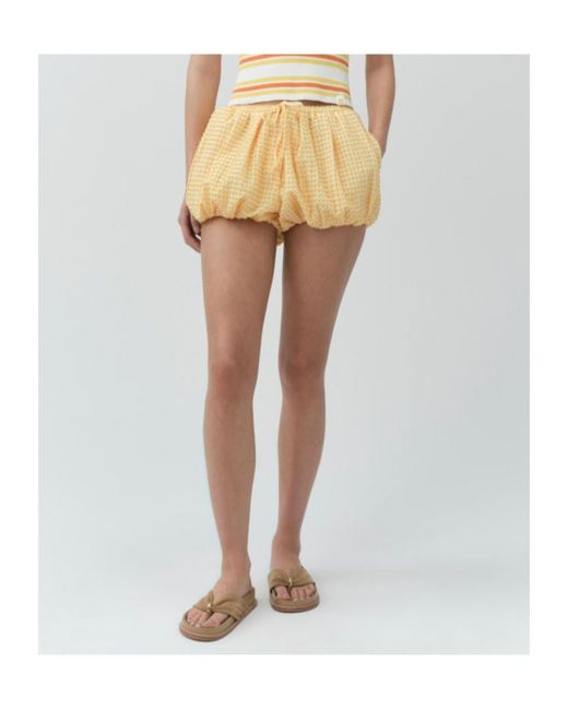 Jonathan Simkhai Natural Addie Bubble Shorts