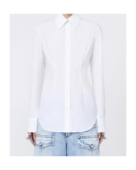 Sportmax White Piacere Fitted Shirt