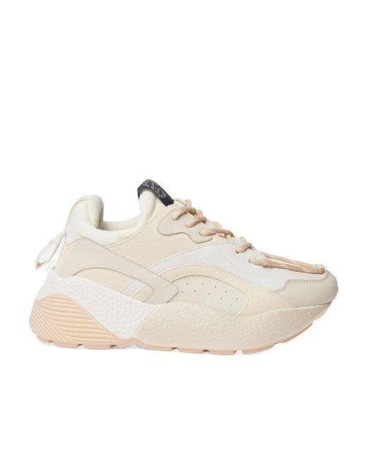Stella McCartney White Eclypse Lace-Up Sneakers